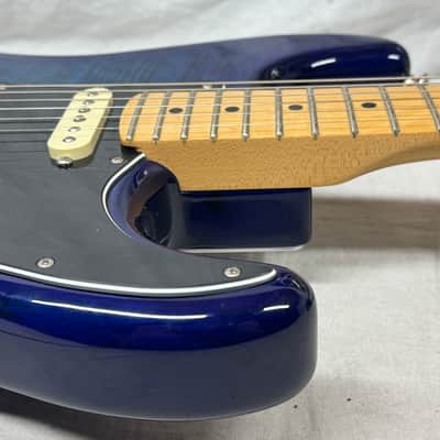 Fender Limited Edition Player Stratocaster HSS Plus Top Guitar 2021 - Blue Burst / Maple neck image 13