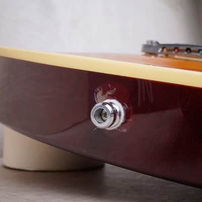 CoolZ ZLS-2/FM MIJ 2007 Cherry Sunburst Flame Top Made in Japan w/ Bag image 7