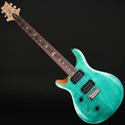 PRS SE Custom 24 Left-Handed in Turquoise with Gig Bag #F080040 image 4