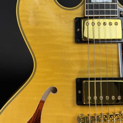 Gibson Custom Limited Edition 1960 ES-355 Reissue Figured Light Aged - Antique Blonde image 5