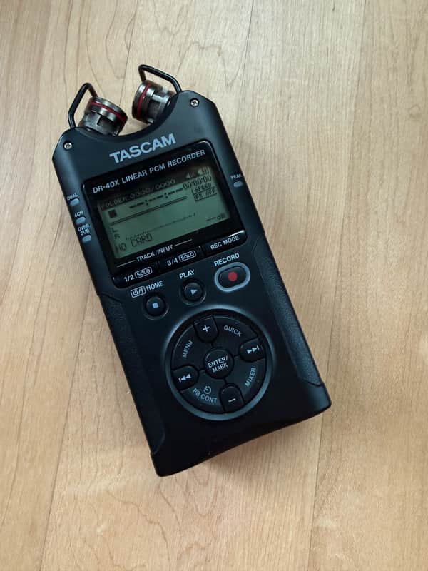TASCAM DR-40X 4-Channel Portable Digital Recorder