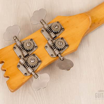 1966 Mosrite Ventures Model Bass Pearl White w/ Case, USA-Made Bakersfield image 4