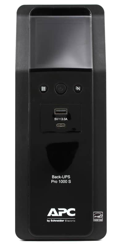 APC BR1000MS Back UPS PRO BR 1000VA SineWave 10 Outlets 2 USB Charging Ports AVR LCD interface (BackUp1000MSd6) image 1