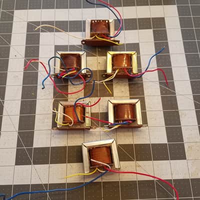 Telefunken 3085:1 [12300 Ohms]  Bv. 40.5107.050-32 Bv/Pv Vintage Output Transformer OT 12kOhm into 4 Ohm Tested Tube Amp Audio 1954-1960 image 3