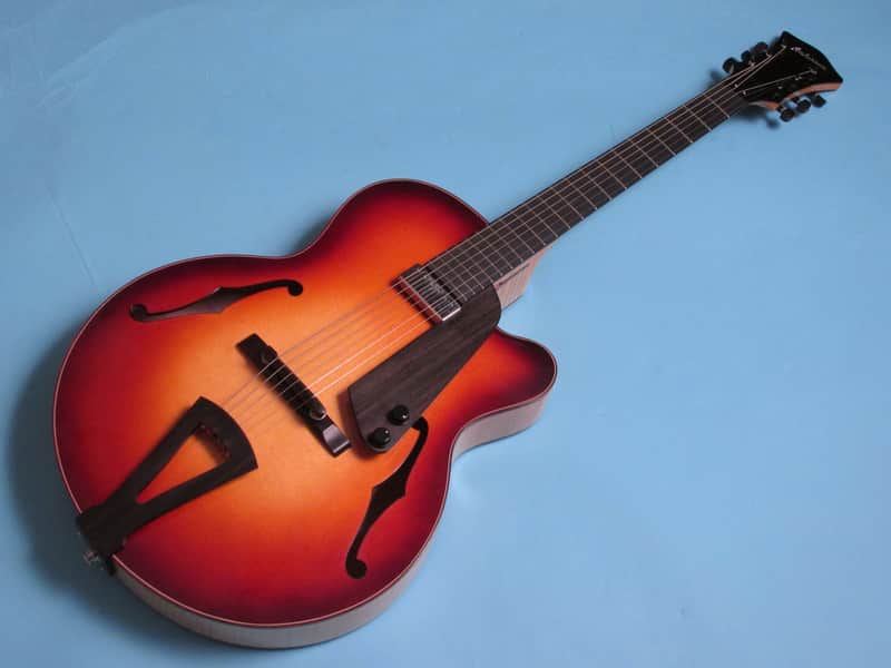 Stephen Andersen Model 17 Custom Sunburst top, Natural back & sides image 1