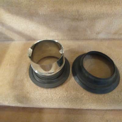 KickPort Acoustical chrome bass drum port hole cone w/ gasket mint! image 4