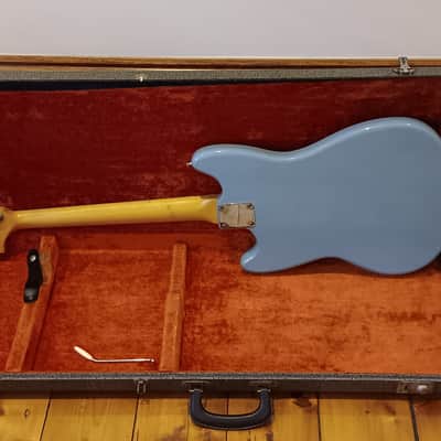 All original vintage 1965 pre-CBS L serial Fender Mustang in gorgeous Daphne blue! image 3