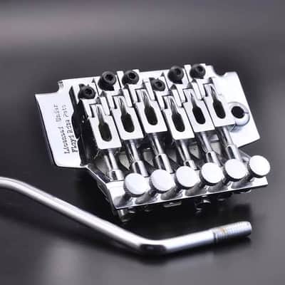 Licensed Floyd Rose Guitar Bridge Tremolo System in Chrome image 5