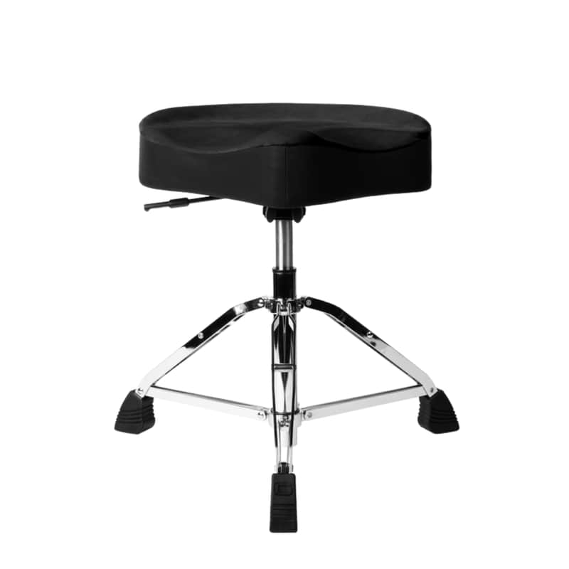 Gator Cases Air Glide Saddle Seat Drum Throne, Black image 1
