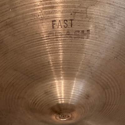 Zildjian 16" Fast Crash Cymbal 1980s - Brilliant image 2
