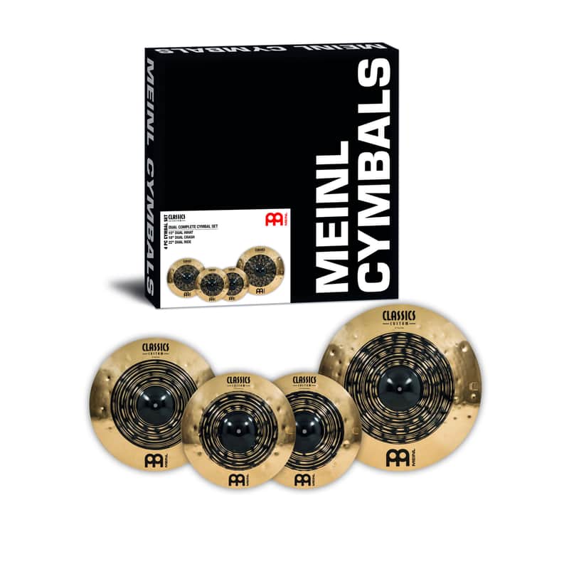 Meinl Cymbals CCDU-CS1 Classics Custom Dual Complete Cymbal Set image 1