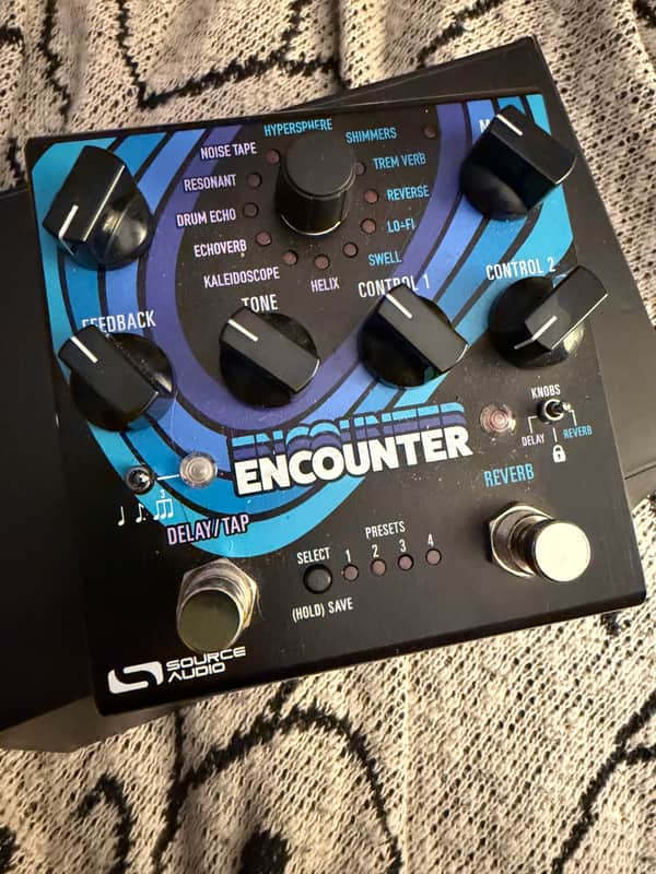 Source Audio Encounter Ambient Delay / Reverb 2025 - Present - Black / Blue image 1