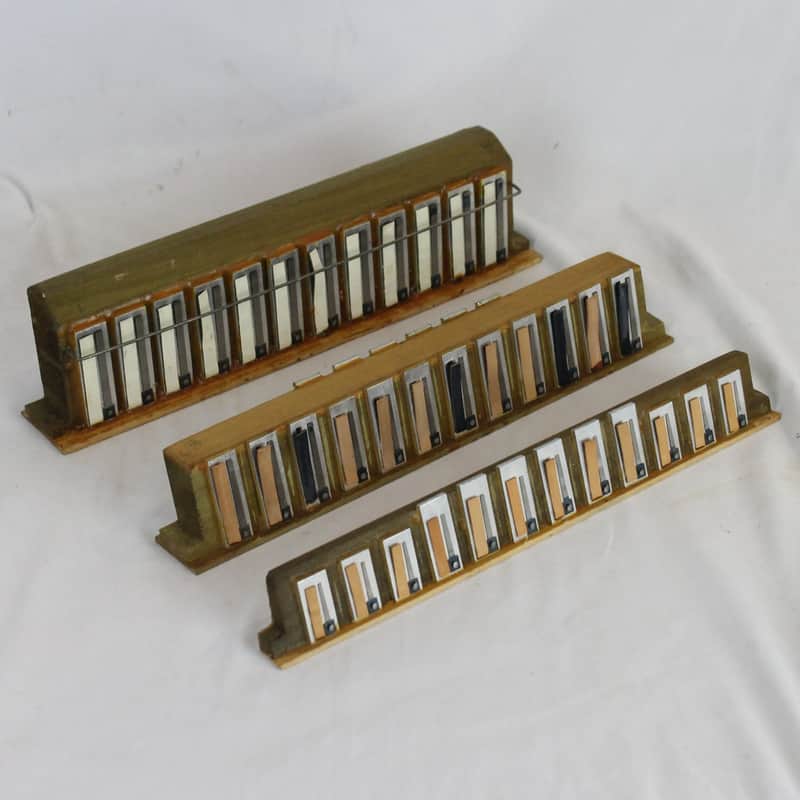 Wurlitzer Accordion Part - Bass Reeds 3 Blocks 5 x 12 (12.75" x 3" x 2") image 1