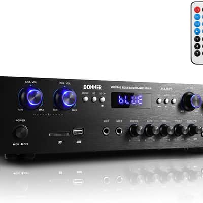 Donner Bluetooth 5.0 Stereo Audio Amplifier Receiver Home-MAMP5 image 1