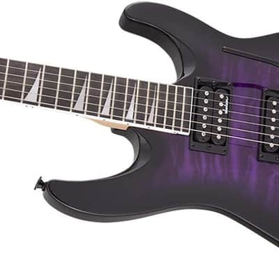 Jackson Dinky Arch Top JS32Q DKA - Transparent Purple Burst image 5