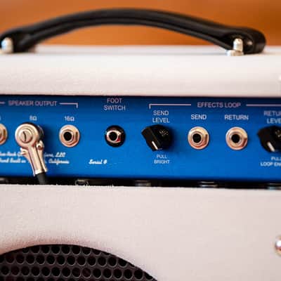 Two Rock Studio Overdrive Combo - White Suede, Blue Chassis image 10