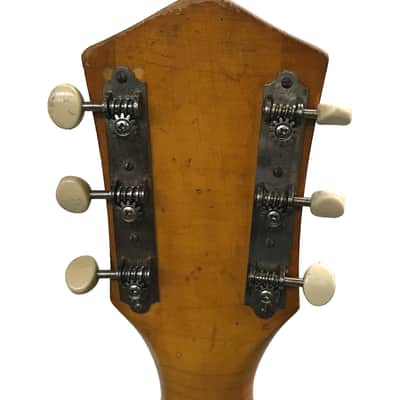 Vintage 1960 Harmony H-48 Flamed Blonde Mercury Stratotone image 16