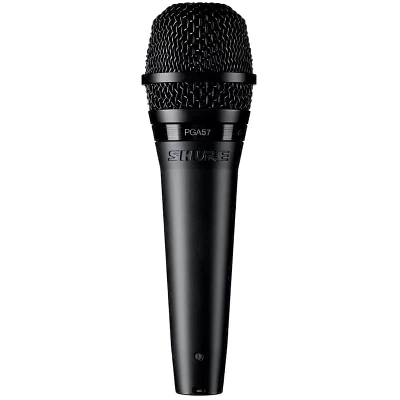 Shure PGA57-XLR Cardioid Dynamic Instrument Microphone with XLR to XLR Cable image 1