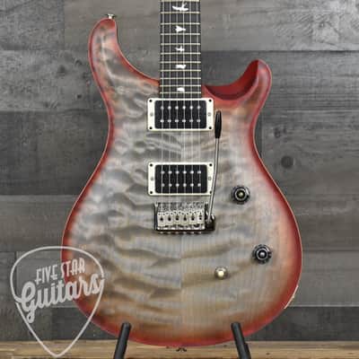 PRS Wood Library CE-24 Satin Quilt Top - Faded Gray Black Cherry Burst image 15
