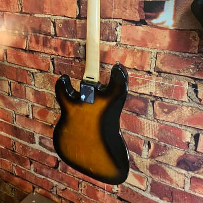 Silvertone P-Style Electric Bass - Sunburst image 5