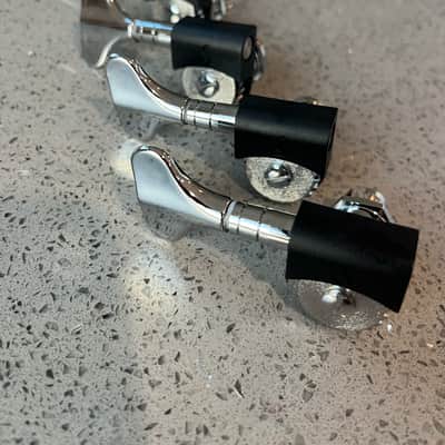 Schaller 4 Inline, BM Light M4, Split-Post Bass Tuners CHROME Made in Germany image 4