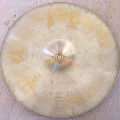14" Zildjian A Paper-Thin Hihat Cymbal - Vintage 1960s image 3