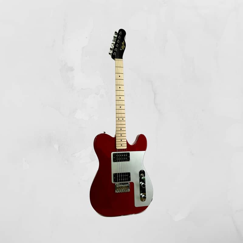 MagTone Custom-T Modular Electric Guitar – Red Finish – Dual Humbuckers – Made in Germany image 1