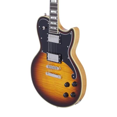 D'Angelico Deluxe Atlantic Single Cut Vintage Sunburst image 4