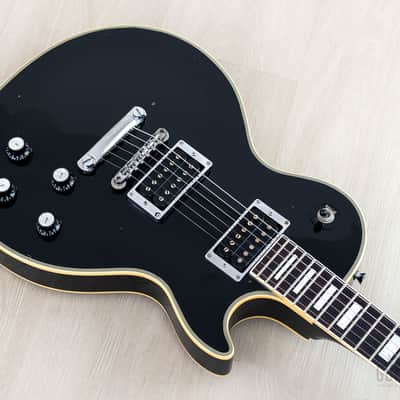 1980s Burny John Sykes LC-70JS Black Beauty Custom Vintage Guitar w/ Mono Case, Fernandes Japan image 8