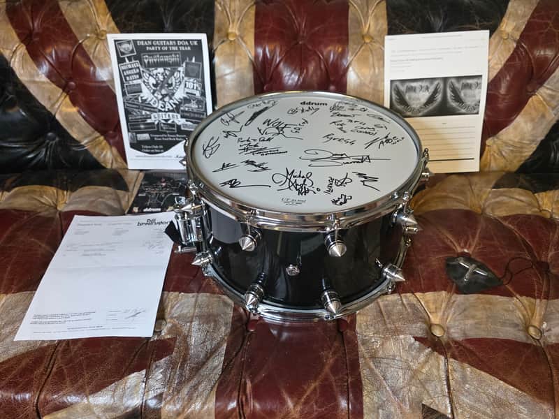 Vinnie Paul Snare Drum ARTIST SIGNED Brand New DDrum Pantera Signature 8x14 NOS Collector's Memorabilia image 1