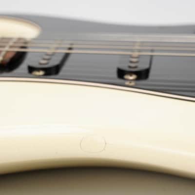 Fender Squier Fujigen Gakki Custom SQ Stratocaster HHS Olympic White #54075 image 20