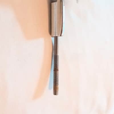UNMARKED BASS DRUM CLAW WITH 3.5" ROD - CHROME -FREE SHIP TO C-USA! image 2