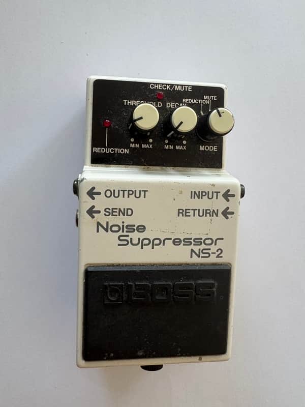 Boss NS-2 Noise Suppressor (Silver Label) 1989 - Present - White image 1