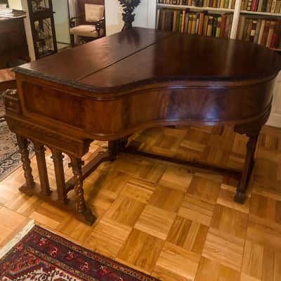 Chas M. Stieff Baltimore Grand Piano 5'4" Mahogany Unique image 6