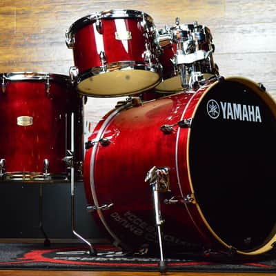 Yamaha Stage Custom Cranberry Red 5pc Shell Pack Open Box image 2