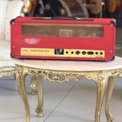 Marshall JMP SuperBass 100w anno 1979 Red Tolex image 5