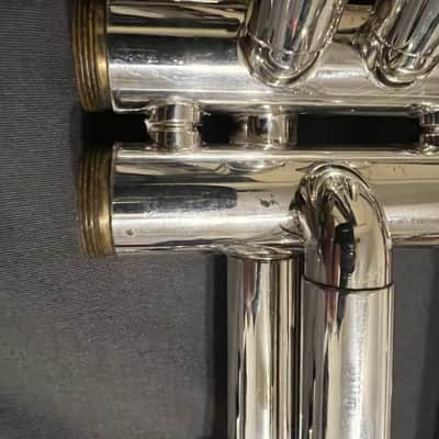 Jerome Callet New York Vintage c.1985 Silver Professional Trumpet in Excellent Condition image 13
