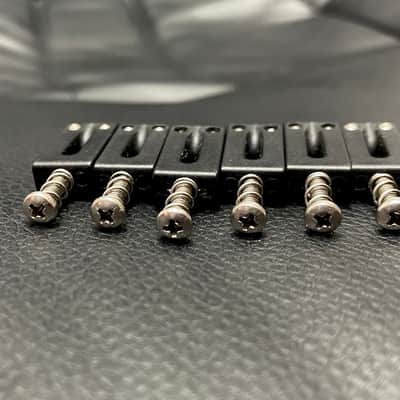Graph Tech PS-8000-00 String Saver Originals 2-1/16" Strat / Tele-Style Saddles - 6-String 2010s - Black image 5