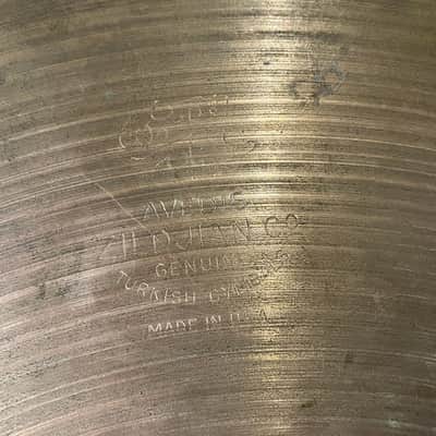 1960's Zildjian Avedis 15" Crash Hi Hat Cymbal 1403 Grams image 3