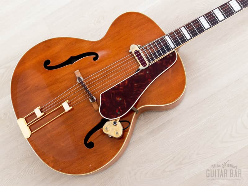 1949 Epiphone Broadway Vintage Archtop Guitar Blonde w/ DeArmond Rythm Chief 1000 Pickup & Case image 1