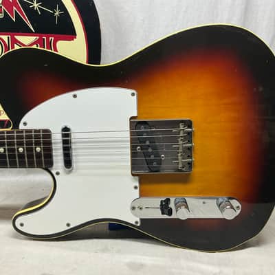 Fender Left-Handed LH lefty Telecaster Guitar - MIJ Made In Japan - Bound Sunburst image 2