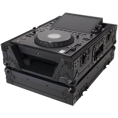 ProX XS-CDXBL | ATA Flight Case for CDJ-3000 Series | Black Finish with Doghouse & Wheels image 2
