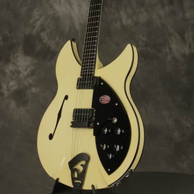 2017 Rickenbacker 360 WB SPC LMC "Rose Morris" Light Mocha Cream DOUBLE BOUND!!! image 6