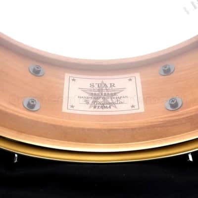 Tama Star Reserve Solid Maple Snare Drum 14x5 Oiled Natural Maple image 5