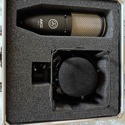 AKG P220 Large Diaphragm Cardioid Condenser Microphone 2010s - Black image 1