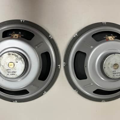 Reconed Pair Vintage 1977 Oaktron 12" 12HU2797 8 ohm Speakers (12) image 1