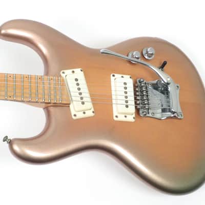 1988 Mosrite M88 - Goldburst Finish - Maple Cap Neck - Semi Mosley Signature - Original Case image 8