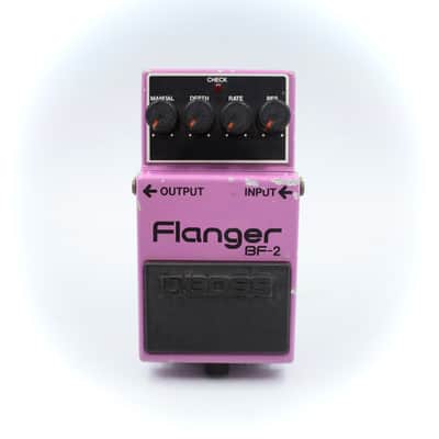 Boss BF-2 Flanger 1982 Made In Japan Black Label ACA Vintage Guitar Effect Pedal 241400 image 2