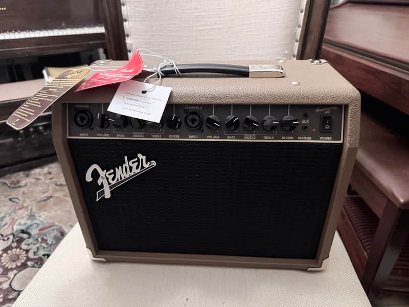 Fender Acoustasonic 40 2-Channel 40-Watt 2x6.5" Acoustic Guitar Amp 2017 - Present - Brown image 1