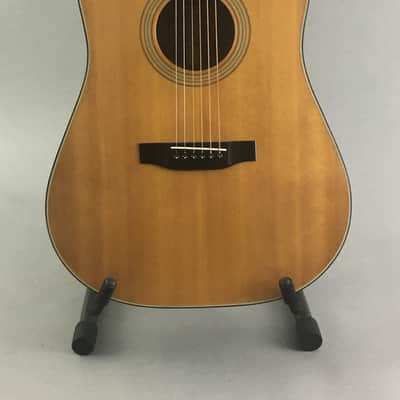Vintage Lefty Sigma by Martin Est. 1970 DM 1980s Left D18 Styled Dreadnought Guitar Stand image 11